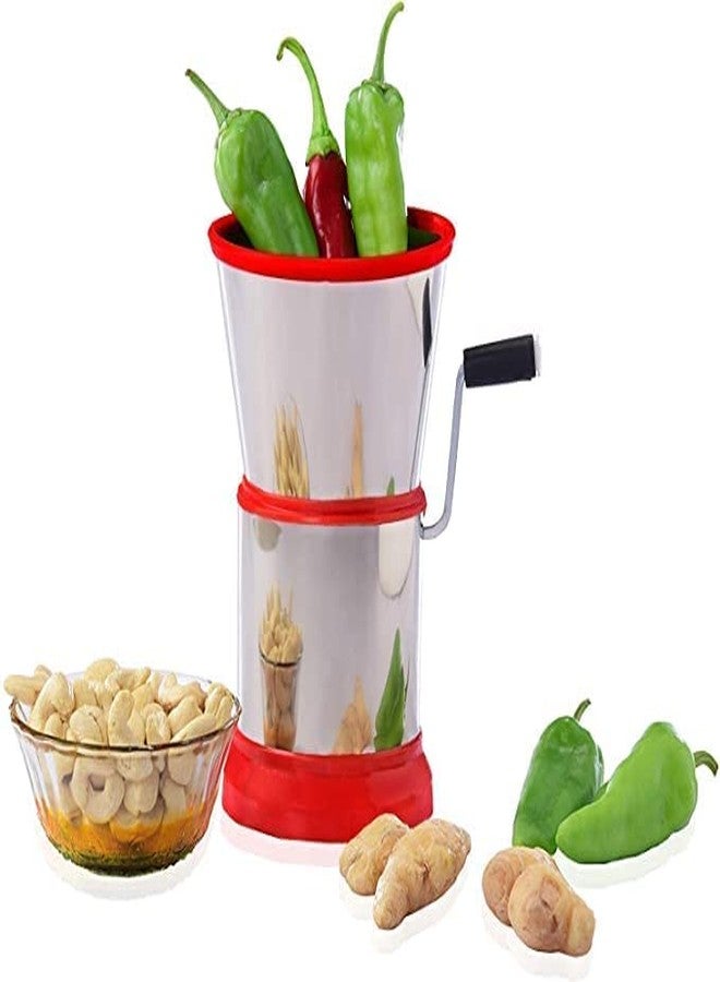 BBD Kitchen Shop Indian Kitchen Chilli Cutter/Vegetable Cutter/Mirchi Cutter/Nut Cutter/Dry Fruit Cutter| Onion Ginger Garlic Cutter Ginger Garlic Chutney Paste Chopper (Multicolor) - Image 3